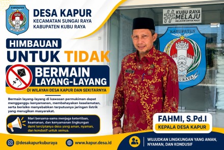 HIMBAUAN TIDAK BERMAIN LAYANGAN